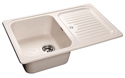 Granfest Мойка кухонная Standart GF-S780L Белый – фотография-1